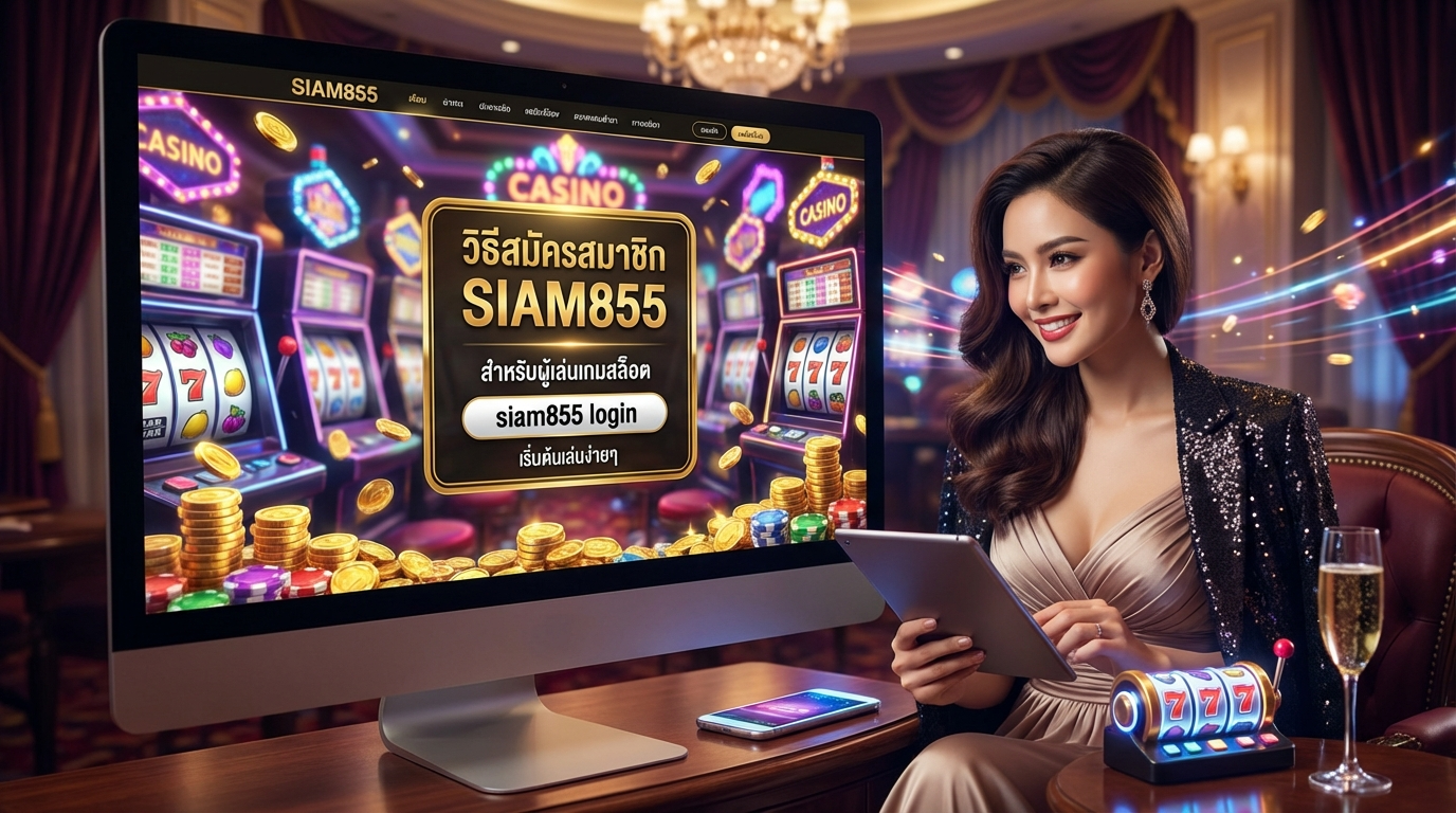 วิธีการสมัครสมาชิก SIAM855